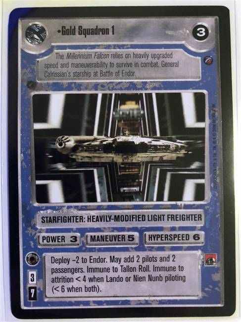 Star Wars CCG (SWCCG) Gold Squadron 1