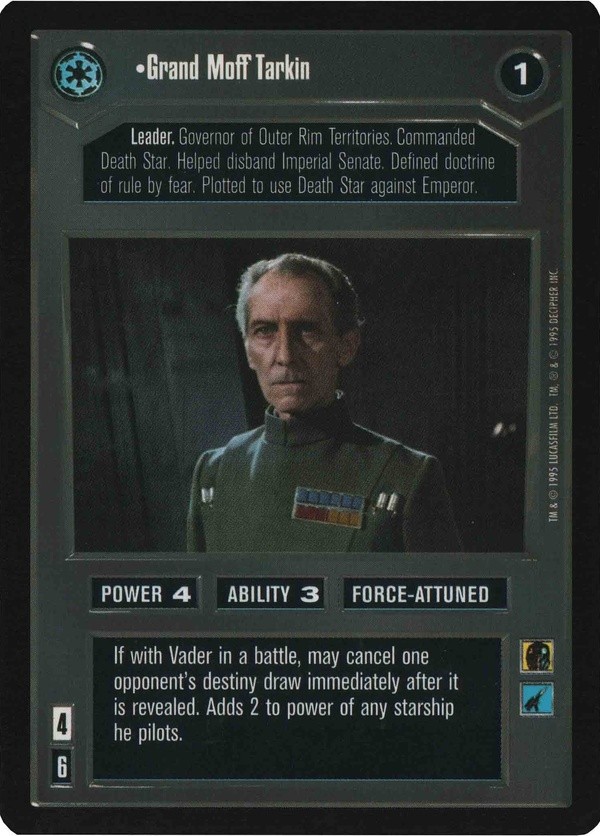 Star Wars CCG (SWCCG) Grand Moff Tarkin