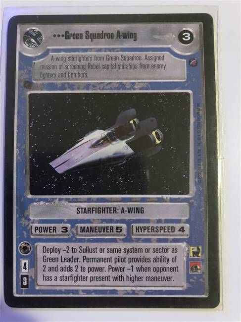 Star Wars CCG (SWCCG) Green Squadron A-wing