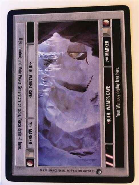 Star Wars CCG (SWCCG) Hoth: Wampa Cave