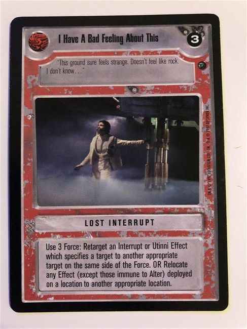 Star Wars CCG (SWCCG) Dagobah Limited Common/Uncommon Set