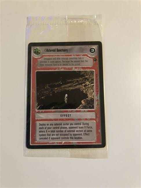 Star Wars CCG (SWCCG) Asteroid Sanctuary - Corrected (Sealed)