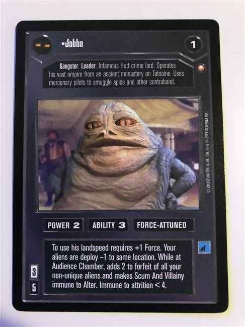 Star Wars CCG (SWCCG) Jabba