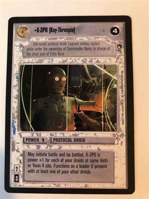 Star Wars CCG (SWCCG) K-3PO (Kay-Threepio)