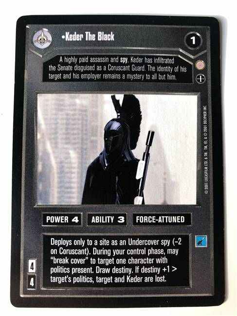 Star Wars CCG (SWCCG) Keder The Black