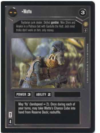 Star Wars CCG (SWCCG) Watto (AI Foil)