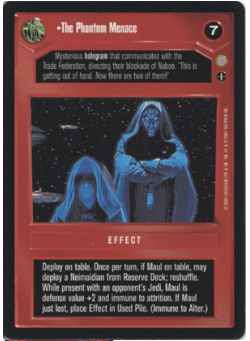 Star Wars CCG (SWCCG) The Phantom Menace (AI Foil)