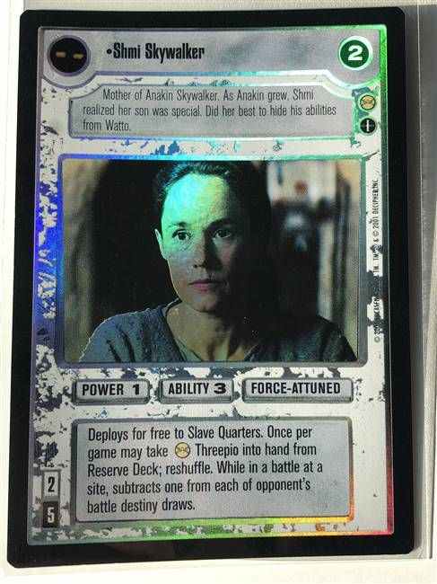 Star Wars CCG (SWCCG) Shmi Skywalker (Foil)