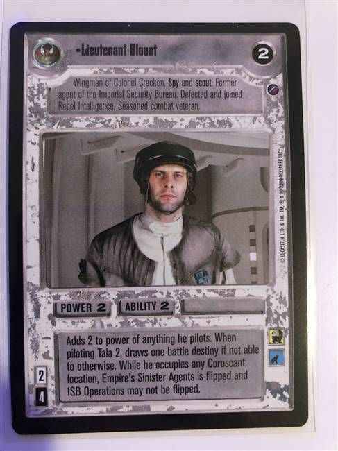 Star Wars CCG (SWCCG) Lieutenant Blount