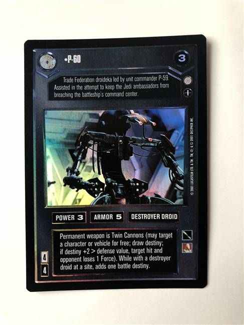 Star Wars CCG (SWCCG) P-60 (Foil)