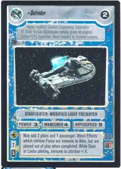 Star Wars CCG (SWCCG) Outrider (Foil)