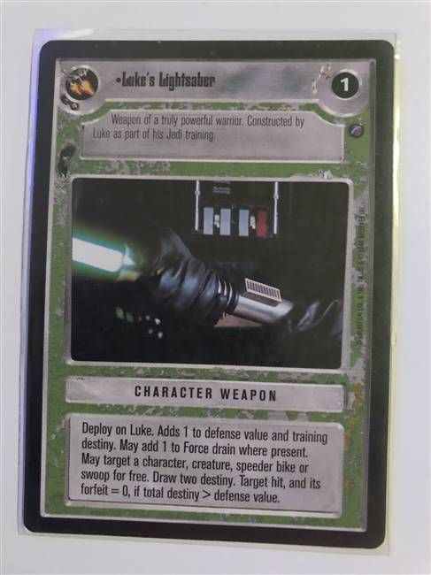 Star Wars CCG (SWCCG) Luke's Lightsaber