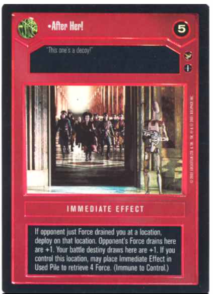 Star Wars CCG (SWCCG) Naboo Occupation (Foil)