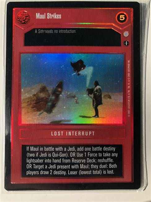 Star Wars CCG (SWCCG) Maul Strikes (Foil)