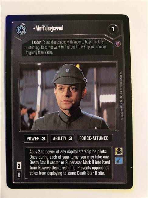 Star Wars CCG (SWCCG) Moff Jerjerrod