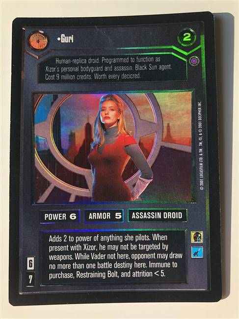 Star Wars CCG (SWCCG) Guri (Foil)