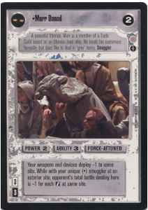 Star Wars CCG (SWCCG) Murr Danod