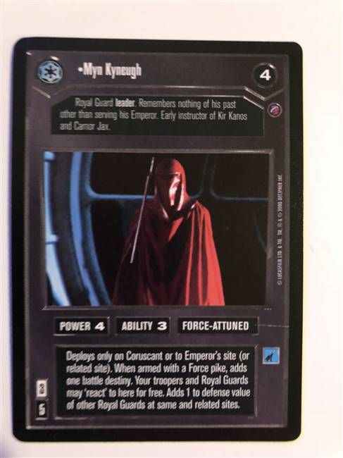 Star Wars CCG (SWCCG) Myn Kyneugh