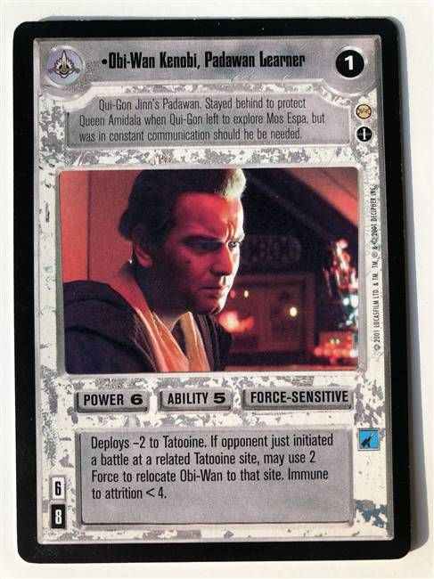 Star Wars CCG (SWCCG) Obi-Wan Kenobi, Padawan Learner