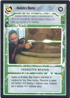 Star Wars CCG (SWCCG) Amidala's Blaster (Foil)