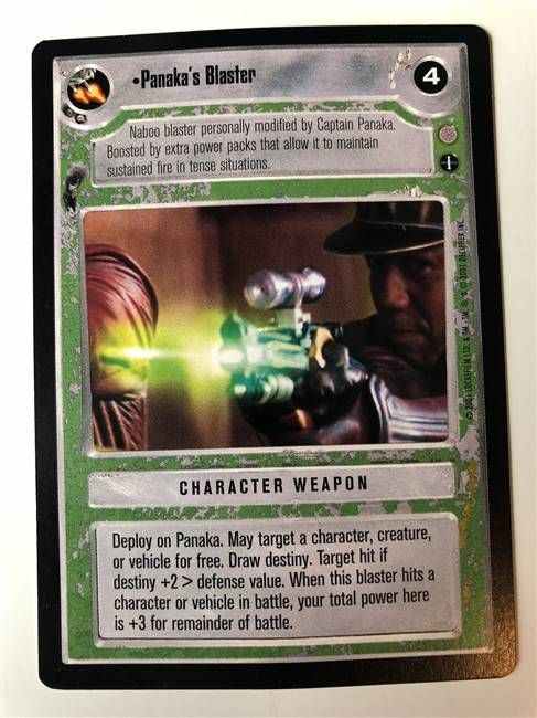 Star Wars CCG (SWCCG) Panaka's Blaster