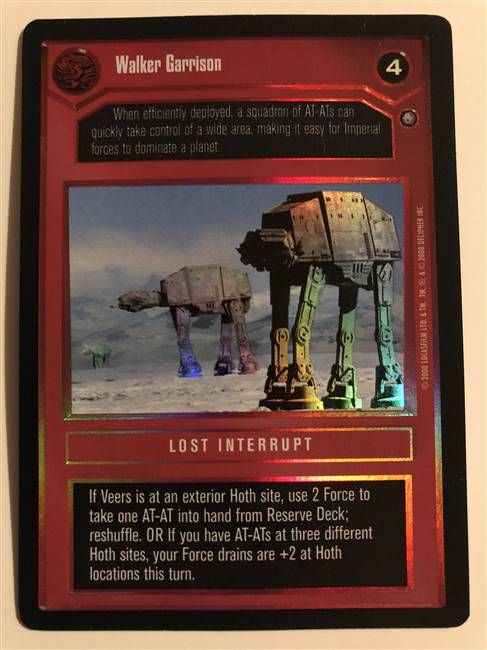 Star Wars CCG (SWCCG) Walker Garrison (Foil)