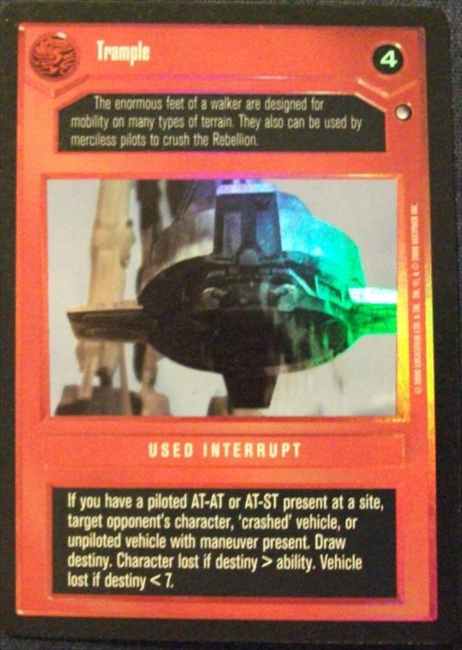 Star Wars CCG (SWCCG) Trample (Foil)