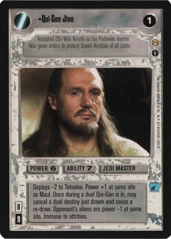 Star Wars CCG (SWCCG) Qui-Gon Jinn