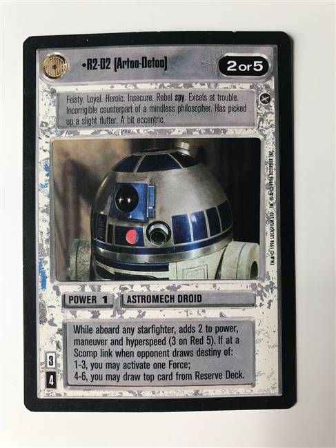 Star Wars CCG (SWCCG) R2-D2 (Artoo-Detoo)