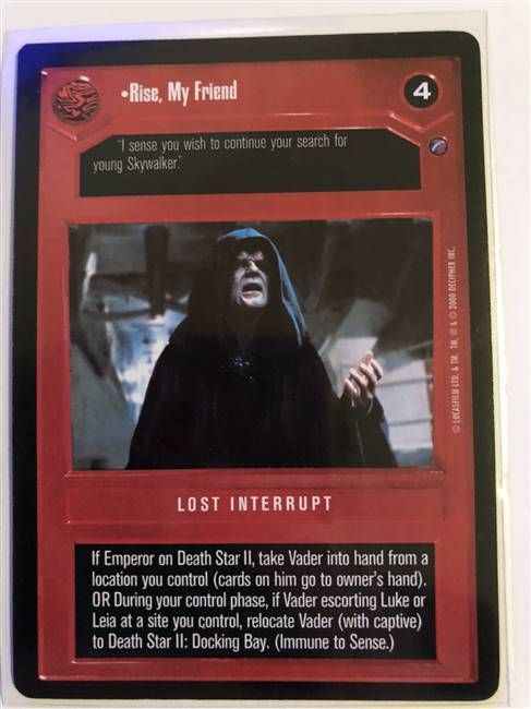 Star Wars CCG (SWCCG) Rise, My Friend