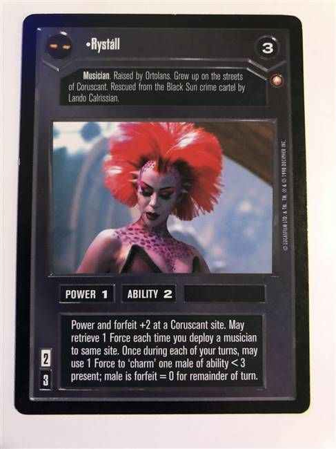 Star Wars CCG (SWCCG) Rystall