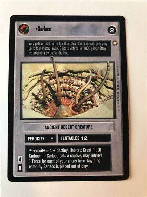 Star Wars CCG (SWCCG) Sarlacc