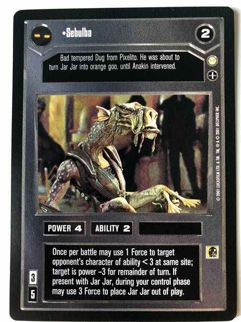 Star Wars CCG (SWCCG) Sebulba