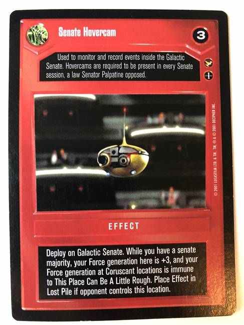 Star Wars CCG (SWCCG) Senate Hovercam