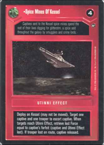 Star Wars CCG (SWCCG) Spice Mines Of Kessel