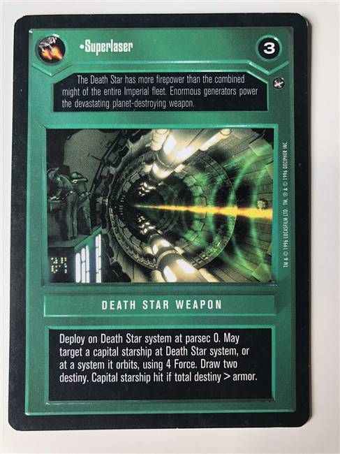 Star Wars CCG (SWCCG) Superlaser