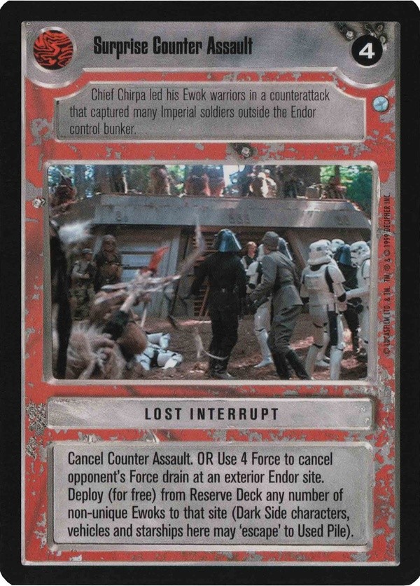 Star Wars CCG (SWCCG) Surprise Counter Assault
