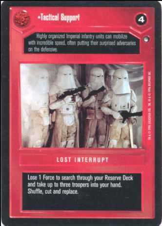 Star Wars CCG (SWCCG) Tactical Support