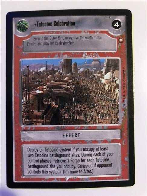 Star Wars CCG (SWCCG) Tatooine Celebration