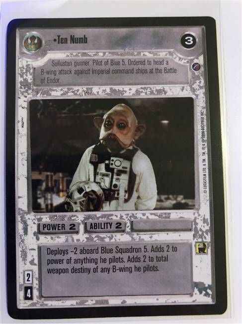 Star Wars CCG (SWCCG) Ten Numb