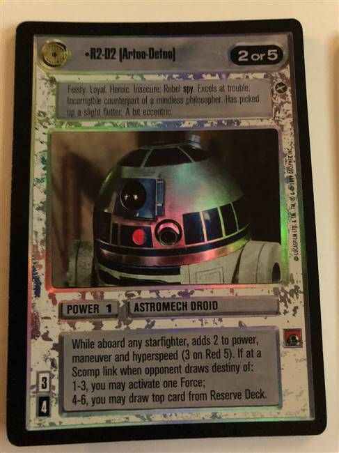 Star Wars CCG (SWCCG) R2-D2 (foil)