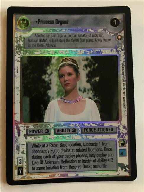 Star Wars CCG (SWCCG) Princess Leia Organa (foil)
