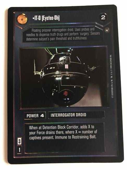 Star Wars CCG (SWCCG) IT-0 (Eyetee-Oh) (Foil)
