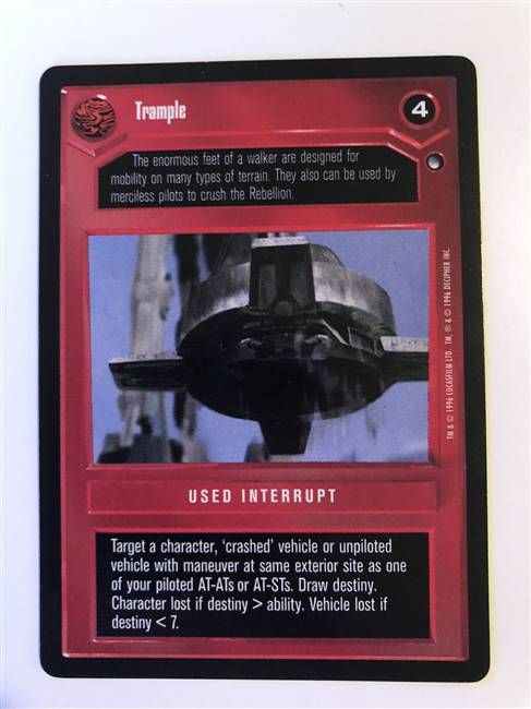 Star Wars CCG (SWCCG) Trample