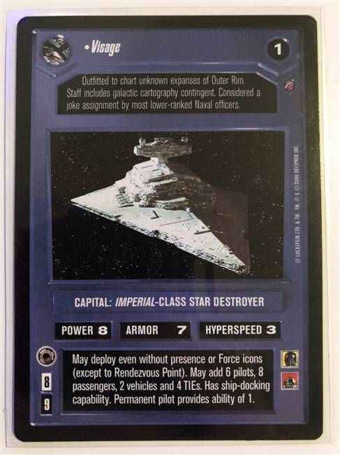 Star Wars CCG (SWCCG) Visage