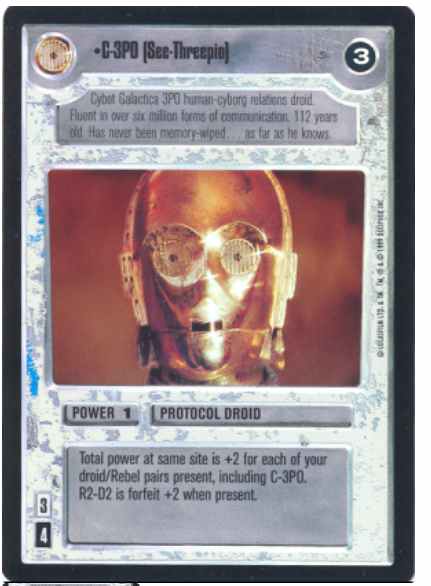 Star Wars CCG (SWCCG) C-3PO (Foil)