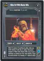 Star Wars CCG (SWCCG) Boba Fett With Blaster Rifle