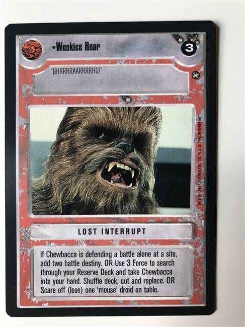 Star Wars CCG (SWCCG) Wookiee Roar