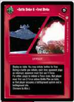 Star Wars CCG (SWCCG) Battle Order & First Strike