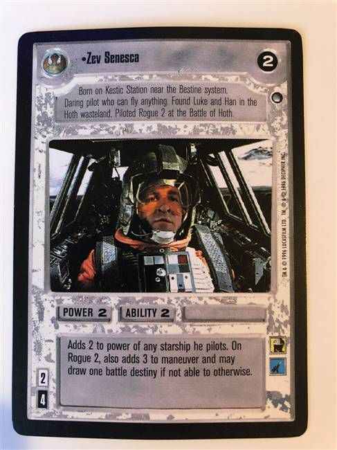 Star Wars CCG (SWCCG) Zev Senesca